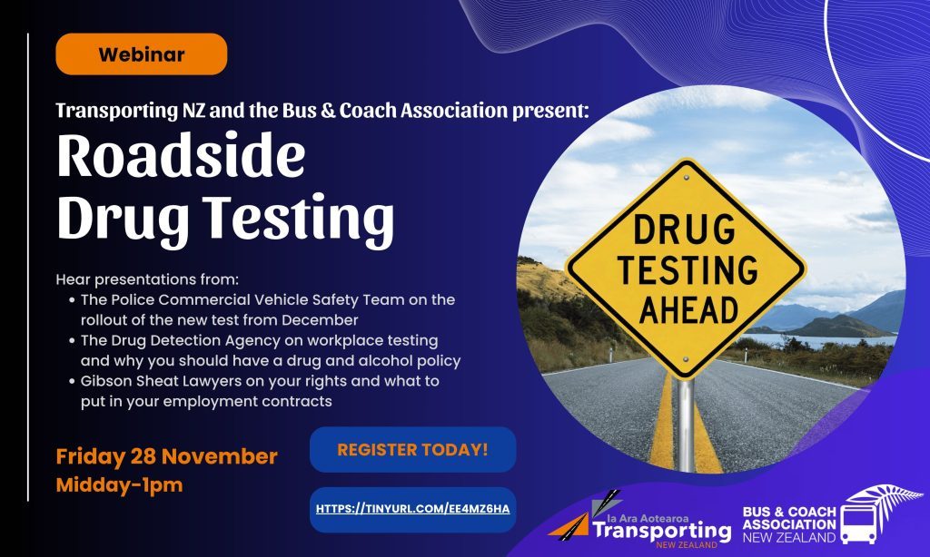 Roadside Drug Testing Webinar Ia Ara Aotearoa Transporting New